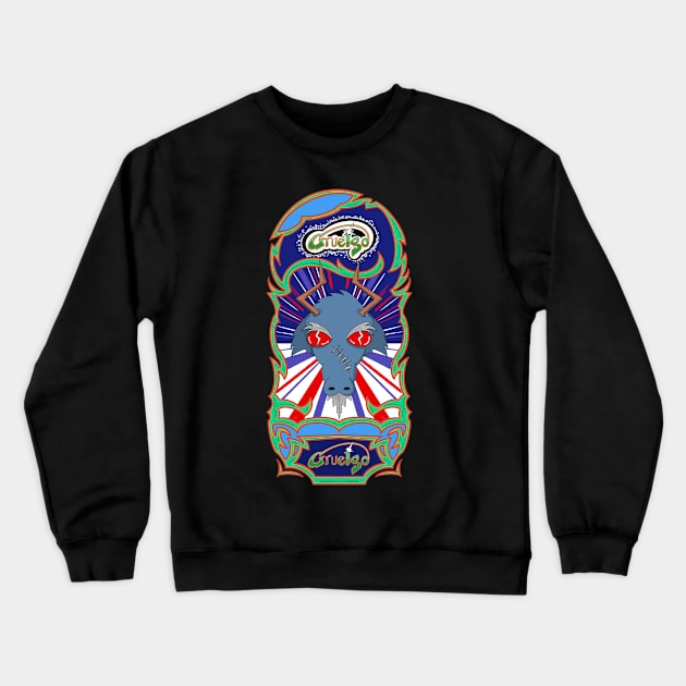 Gruelgo Arcade Game Crewneck Sweatshirt by Gruelgo